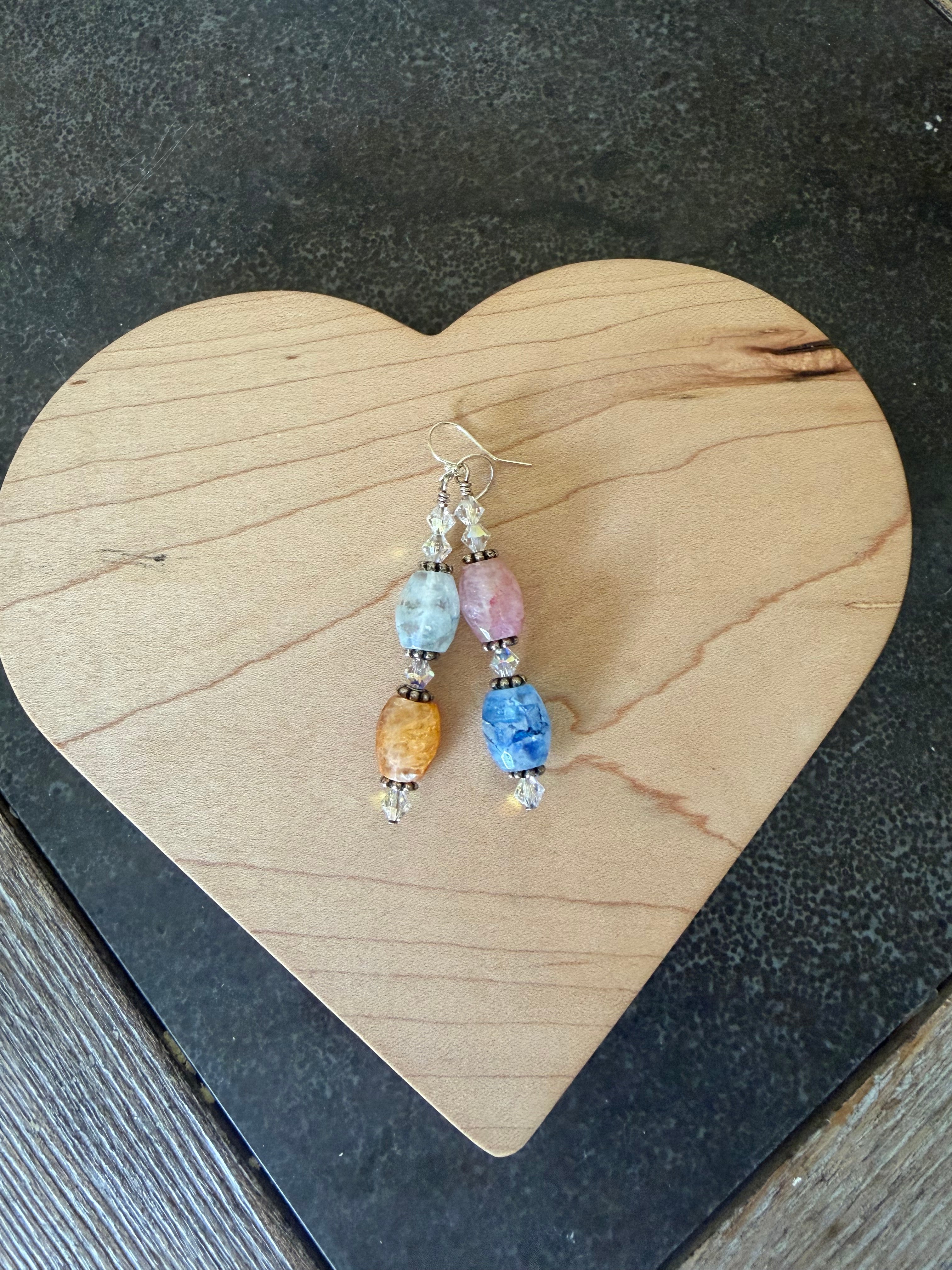 Rainbow Agate earrings