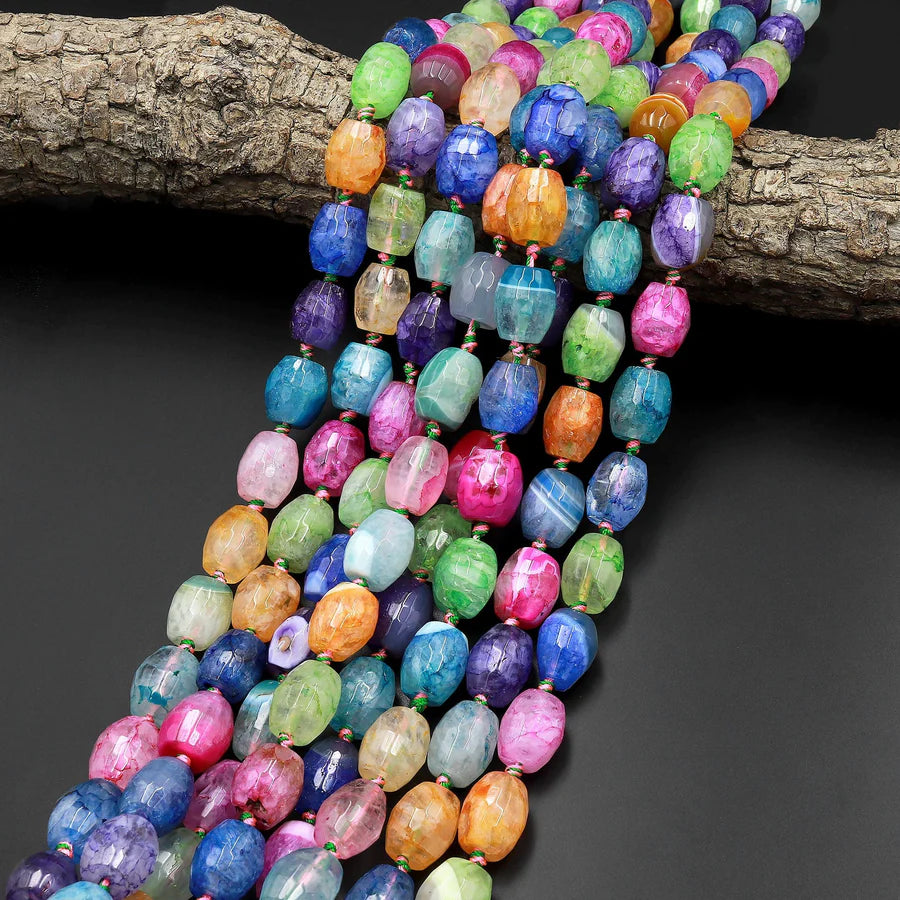 Rainbow Agate earrings