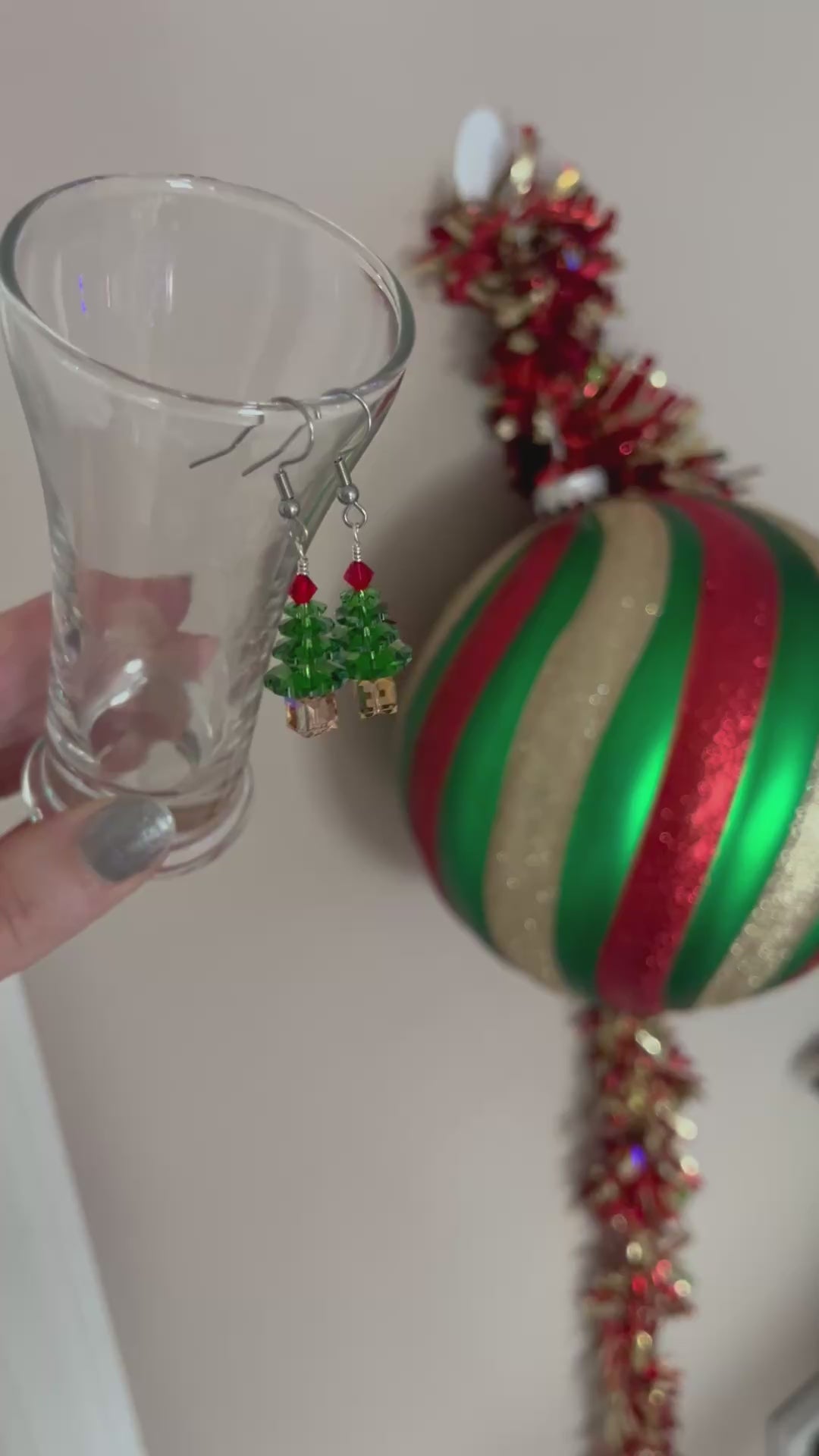 Christmas Tree Earrings